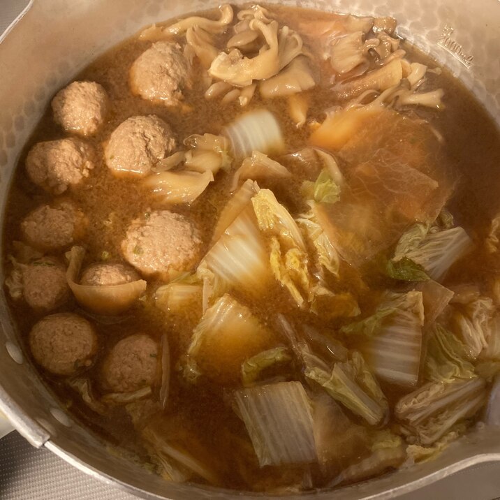 うちの鍋 味噌鍋
